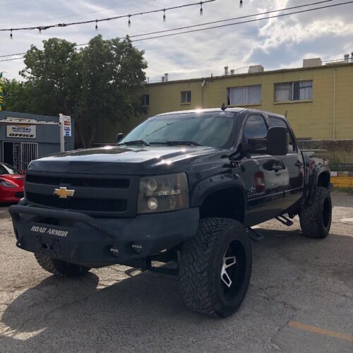 black 2008 chevy silverado